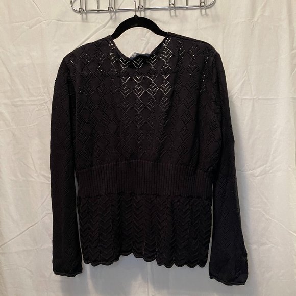 Venezia Tie Frt Sweater - Picture 2 of 3